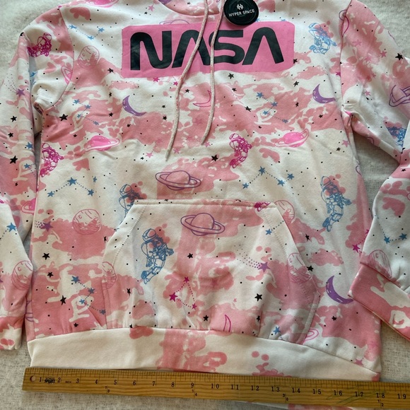 Hyper Space NASA Hoodie HTF Size L ⭐️🌙🧑🏻‍🚀 - Picture 5 of 13